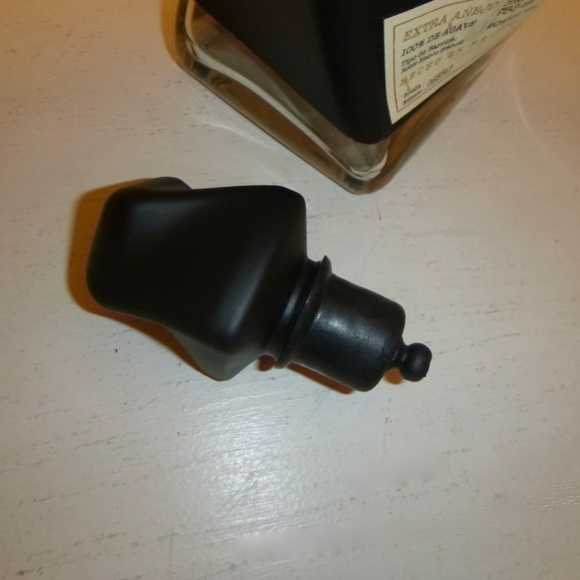 TWISTED GLASS BLACK TEQUILA BOTTLE EMPTY ADDICTIVO - Picture 13 of 16